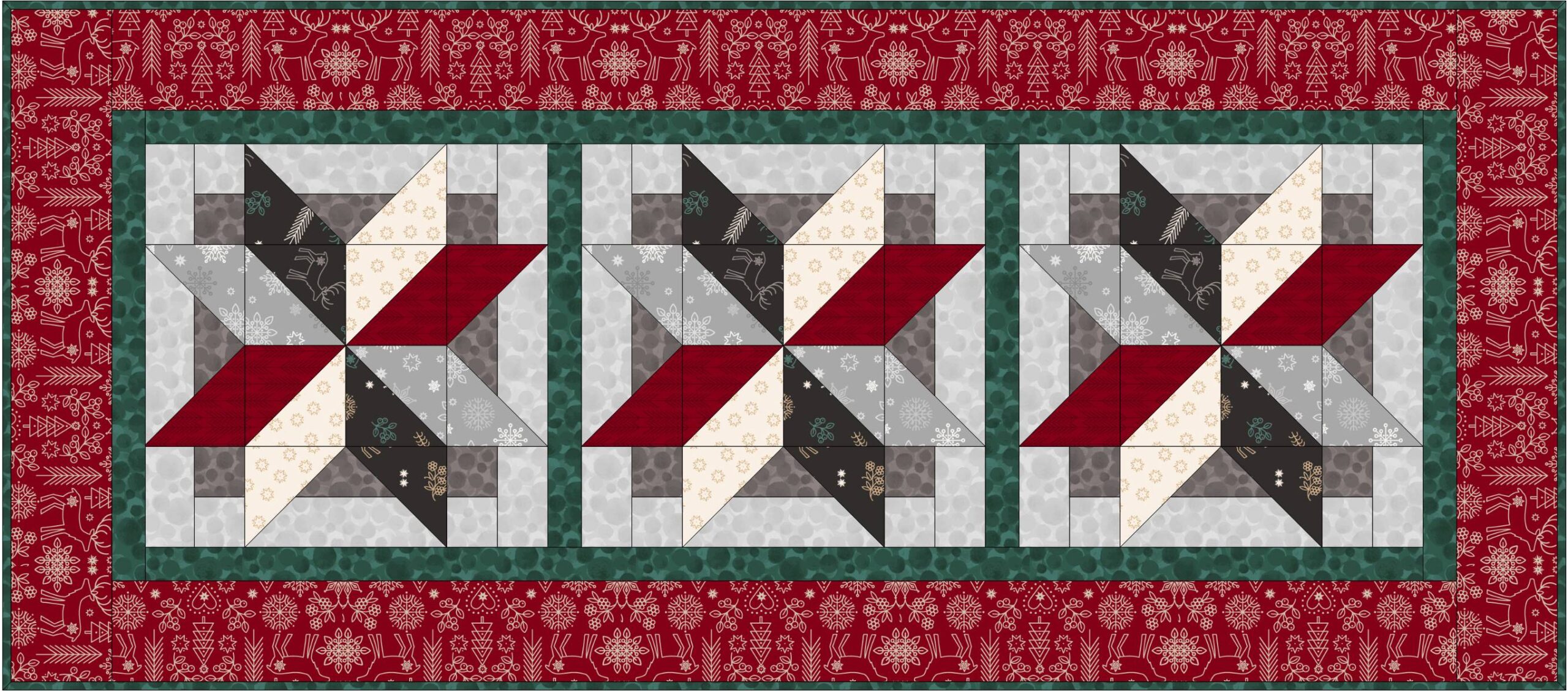 Panel- The 12 Days of Christmas - Lewis & Irene - quilting fabric pane –  Quilt'n'Things